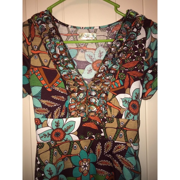 Floral spring dress - Picture 2 of 2